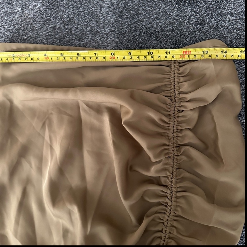 NWT Free People Cerine ruched midi skirt - Picture 3 of 6